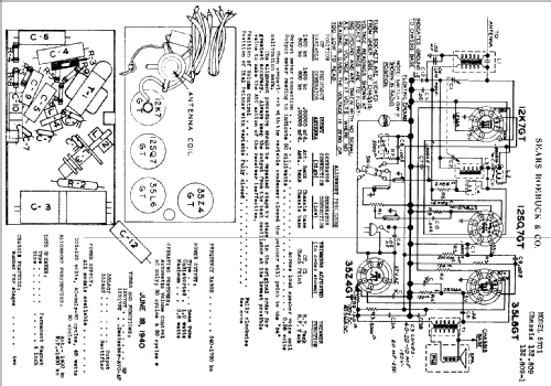 Silvertone 5701 Ch= 132.809,; Sears, Roebuck & Co. (ID = 675164) Radio