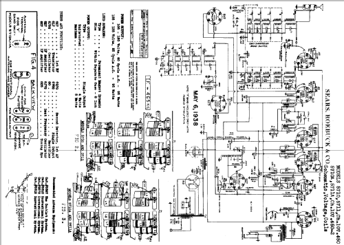 Silvertone Order= 57F 5710 or 5711 Ch= 107.450; Sears, Roebuck & Co. (ID = 675319) Radio