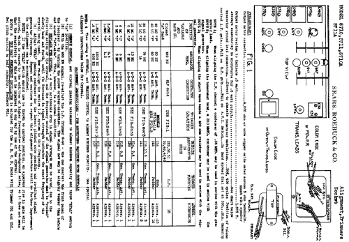 Silvertone Order= 57F 5710 or 5711 Ch= 107.450; Sears, Roebuck & Co. (ID = 675320) Radio