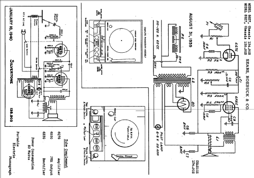 Silvertone Order= 57D 5827 Ch= 138.903; Sears, Roebuck & Co. (ID = 692229) R-Player