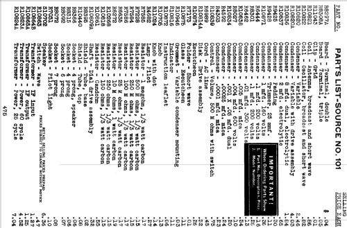 Silvertone 1802 5-Tube Table Model Order= 57FM 1802; Sears, Roebuck & Co. (ID = 1284537) Radio