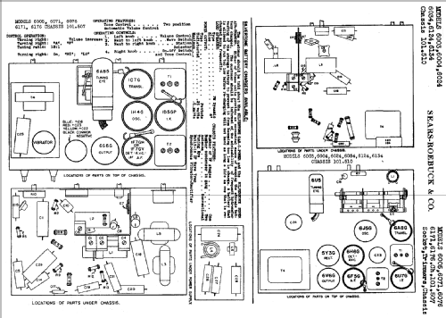 Silvertone Order= 57D 6005 Ch= 101.507; Sears, Roebuck & Co. (ID = 646335) Radio