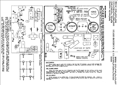 Silvertone 6008 Ch= 101.524; Sears, Roebuck & Co. (ID = 646699) Radio