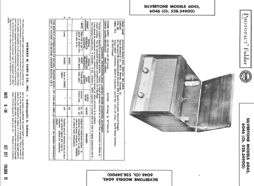 Silvertone 6045 Ch= 528.34900 Order=57H 06045L; Sears, Roebuck & Co. (ID = 2364658) Radio