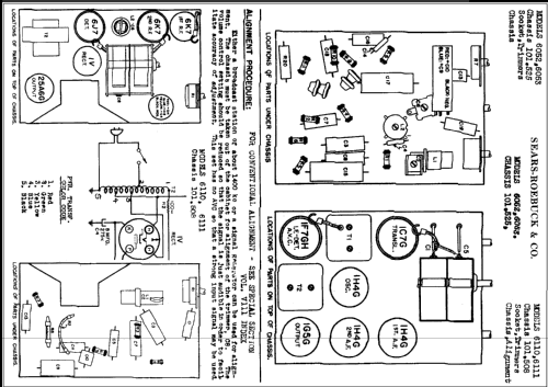 Silvertone Order= 57KM 6053 Ch= 101.525; Sears, Roebuck & Co. (ID = 305825) Radio