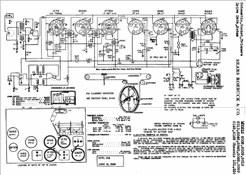 Silvertone Order= 57KM 6068 Ch= 101.524; Sears, Roebuck & Co. (ID = 646819) Radio