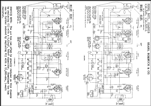 Silvertone 6071 Ch= 132.826-1; Sears, Roebuck & Co. (ID = 305839) Radio