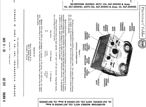 Silvertone 6072 Ch= 567.34003; Sears, Roebuck & Co. (ID = 2671180) R-Player