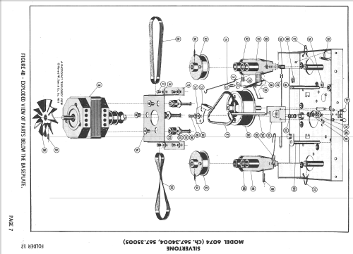 Silvertone 6074 Ch= 567.34004; Sears, Roebuck & Co. (ID = 2475896) R-Player