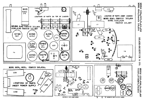 Silvertone Order= 57KM 6079 Ch= 101.515; Sears, Roebuck & Co. (ID = 647889) Radio