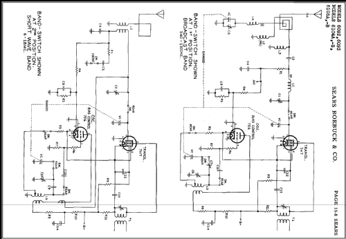 Silvertone 6092 Ch= 101.672-1B; Sears, Roebuck & Co. (ID = 480608) Radio