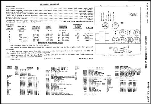 Silvertone 6092 Ch= 101.672-1B; Sears, Roebuck & Co. (ID = 480609) Radio