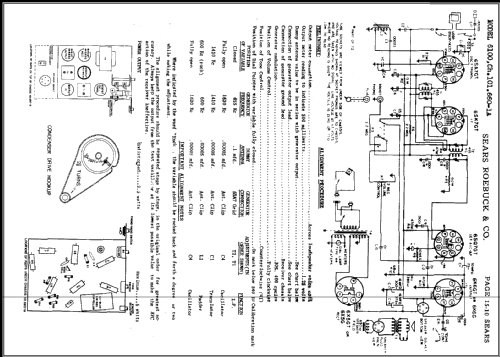 Silvertone 6100 Ch= 101.660-1A; Sears, Roebuck & Co. (ID = 480646) Radio