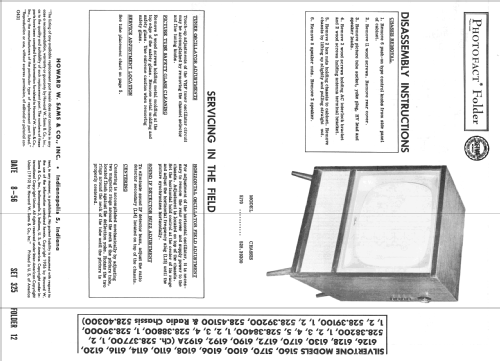 Silvertone 6100 Ch= 528.38800; Sears, Roebuck & Co. (ID = 2341639) Television