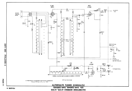 Silvertone 6102 Ch= 549.20040; Sears, Roebuck & Co. (ID = 2478984) Television