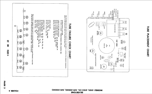 Silvertone 6102 Ch= 549.20040; Sears, Roebuck & Co. (ID = 2478986) Televisore