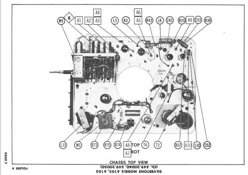 Silvertone 6102 Ch= 549.20040; Sears, Roebuck & Co. (ID = 2478992) Télévision