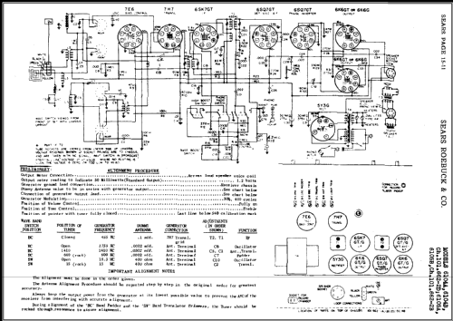 Silvertone 6105A Ch= 101.662-2B; Sears, Roebuck & Co. (ID = 480677) Radio