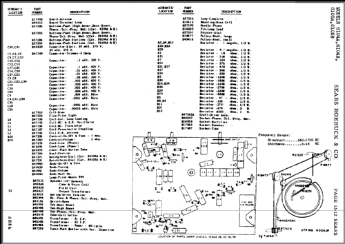 Silvertone 6105A Ch= 101.662-2B; Sears, Roebuck & Co. (ID = 480679) Radio