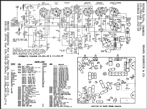 Silvertone 6106A Ch= 101.662-4E; Sears, Roebuck & Co. (ID = 306078) Radio