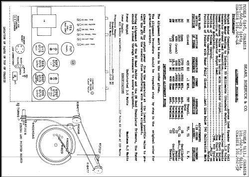 Silvertone 6106A Ch= 101.662-4E; Sears, Roebuck & Co. (ID = 306080) Radio