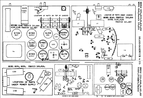 Silvertone 6140 Ch= 101.534; Sears, Roebuck & Co. (ID = 1577041) Radio