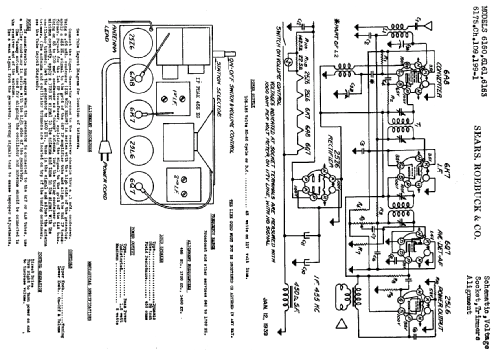 Silvertone 6163 Ch= 109.199-1; Sears, Roebuck & Co. (ID = 676508) Radio