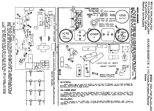 Silvertone 6168 Ch= 101.524; Sears, Roebuck & Co. (ID = 655488) Radio