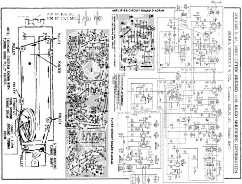 Silvertone 6200 Ch= 528.63140 Order=57P 6200; Sears, Roebuck & Co. (ID = 201735) Radio