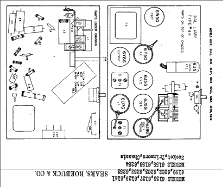 Silvertone 6203 Ch= 101.535; Sears, Roebuck & Co. (ID = 655864) Radio