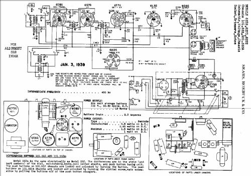 Silvertone 6218 Ch= 101.553 ; Sears, Roebuck & Co. (ID = 657689) Radio