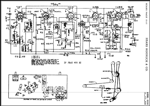 Silvertone 6230 Ch= 101.802; Sears, Roebuck & Co. (ID = 481017) Radio