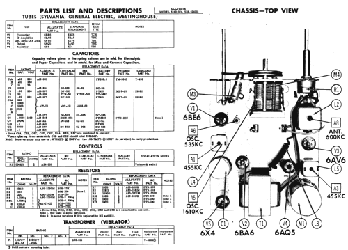 Silvertone 6240 Ch= 528.62400; Sears, Roebuck & Co. (ID = 237706) Car Radio