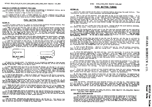 Silvertone Order= 57LM 6254 Ch= 101.549; Sears, Roebuck & Co. (ID = 656447) Radio