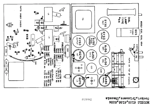 Silvertone Order= 57LM 6254 Ch= 101.549; Sears, Roebuck & Co. (ID = 656448) Radio