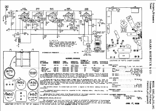 Silvertone 6261 Challenger Order= 57L 6261 Ch= 101.561; Sears, Roebuck & Co. (ID = 658997) Radio