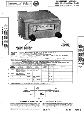 Silvertone 6286 Ch= 528.6286-1; Sears, Roebuck & Co. (ID = 3107769) Car Radio