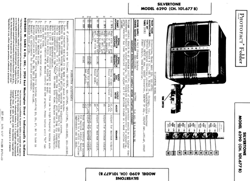 Silvertone 6290 Ch= 101.667B; Sears, Roebuck & Co. (ID = 838792) Car Radio