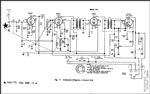 Silvertone 6295-2 Ch= 528.6295-2; Sears, Roebuck & Co. (ID = 254455) Autoradio