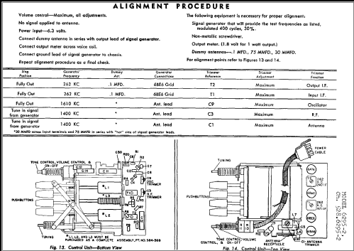 Silvertone 6295-2 Ch= 528.6295-2; Sears, Roebuck & Co. (ID = 254457) Autoradio