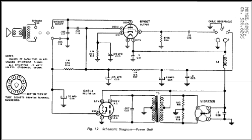 Silvertone 6295 Ch= 528.6295; Sears, Roebuck & Co. (ID = 254267) Car Radio