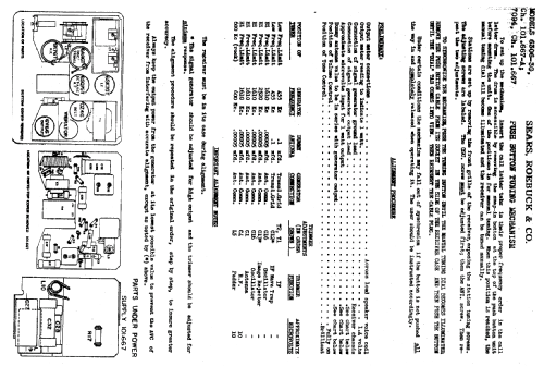 Silvertone 6306-3G Ch= 101.667-A; Sears, Roebuck & Co. (ID = 691950) Car Radio