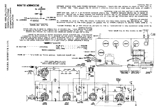 Silvertone Order= 57E 6326 Ch= 110.987; Sears, Roebuck & Co. (ID = 695185) Radio