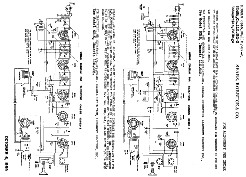 Silvertone Order= 57DM 6345 Ch= 110.982 ; Sears, Roebuck & Co. (ID = 659060) Radio