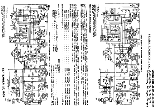 Silvertone Order= 57DM 6346 Ch= 101.584 to ; Sears, Roebuck & Co. (ID = 661527) Radio