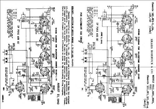 Silvertone 6521 Ch= 101.621,; Sears, Roebuck & Co. (ID = 679494) Radio