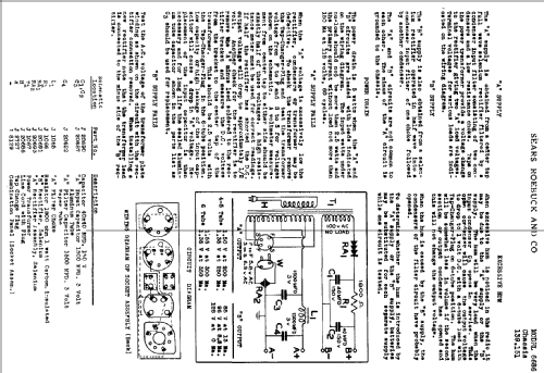 Silvertone 6686 - Powr Shiftr Ch= 139.151; Sears, Roebuck & Co. (ID = 696789) Strom-V