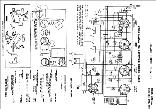 Silvertone 6751A Ch= 101.636; Sears, Roebuck & Co. (ID = 692705) Radio