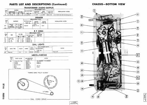 Silvertone 6 Ch= 132.881 Order=57K 06; Sears, Roebuck & Co. (ID = 444873) Radio