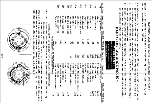 Silvertone 1865 6-Tube Battery Console Order= 57H 1865; Sears, Roebuck & Co. (ID = 1286466) Radio